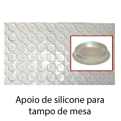 Acessório - Apoio de silicone para tampo de mesa